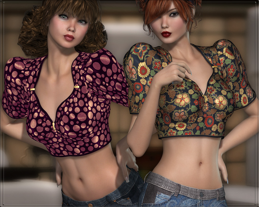 VERSUS - Retro Blouse by N/A