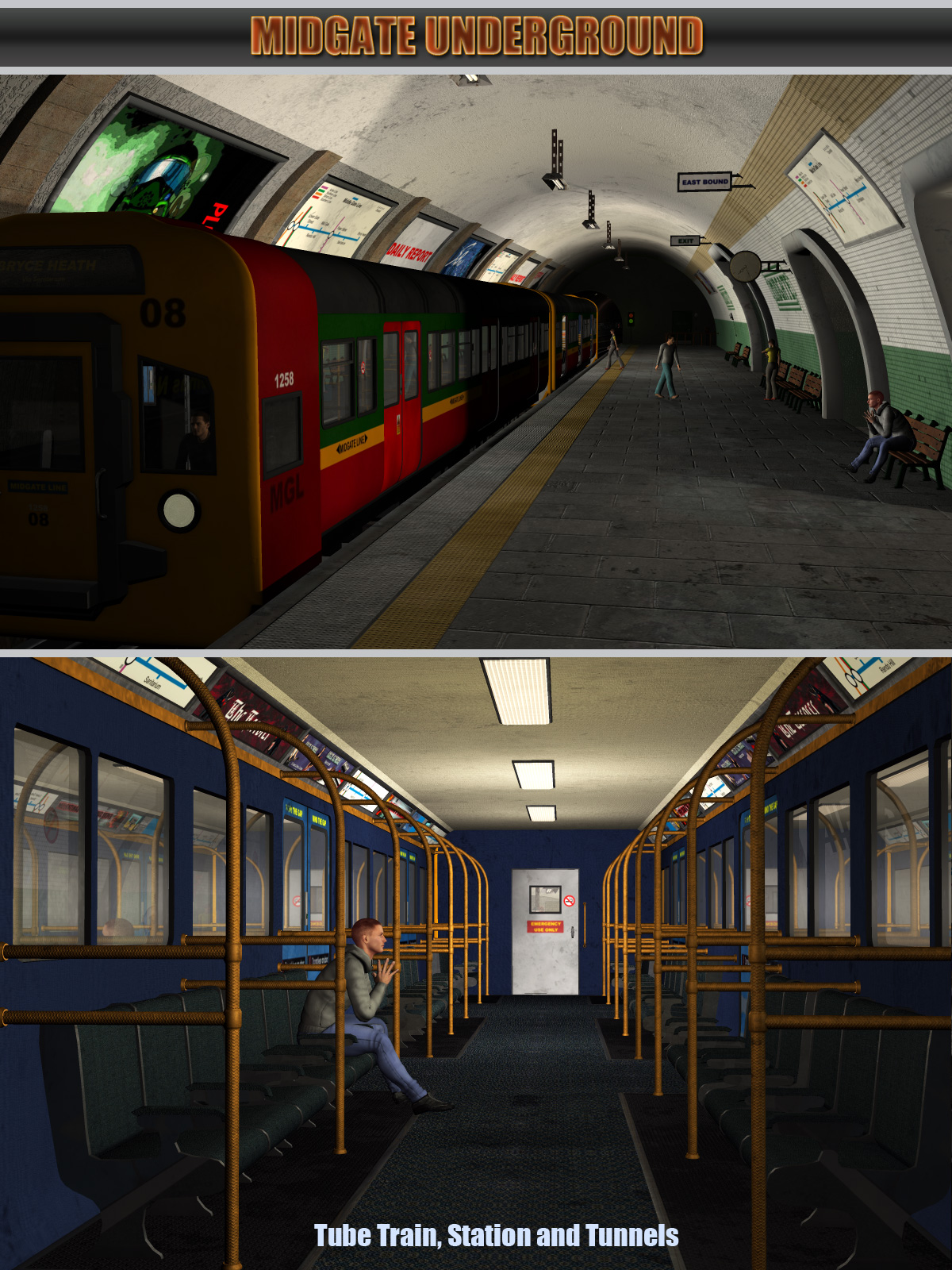 Midgate Underground Tube Station by N/A