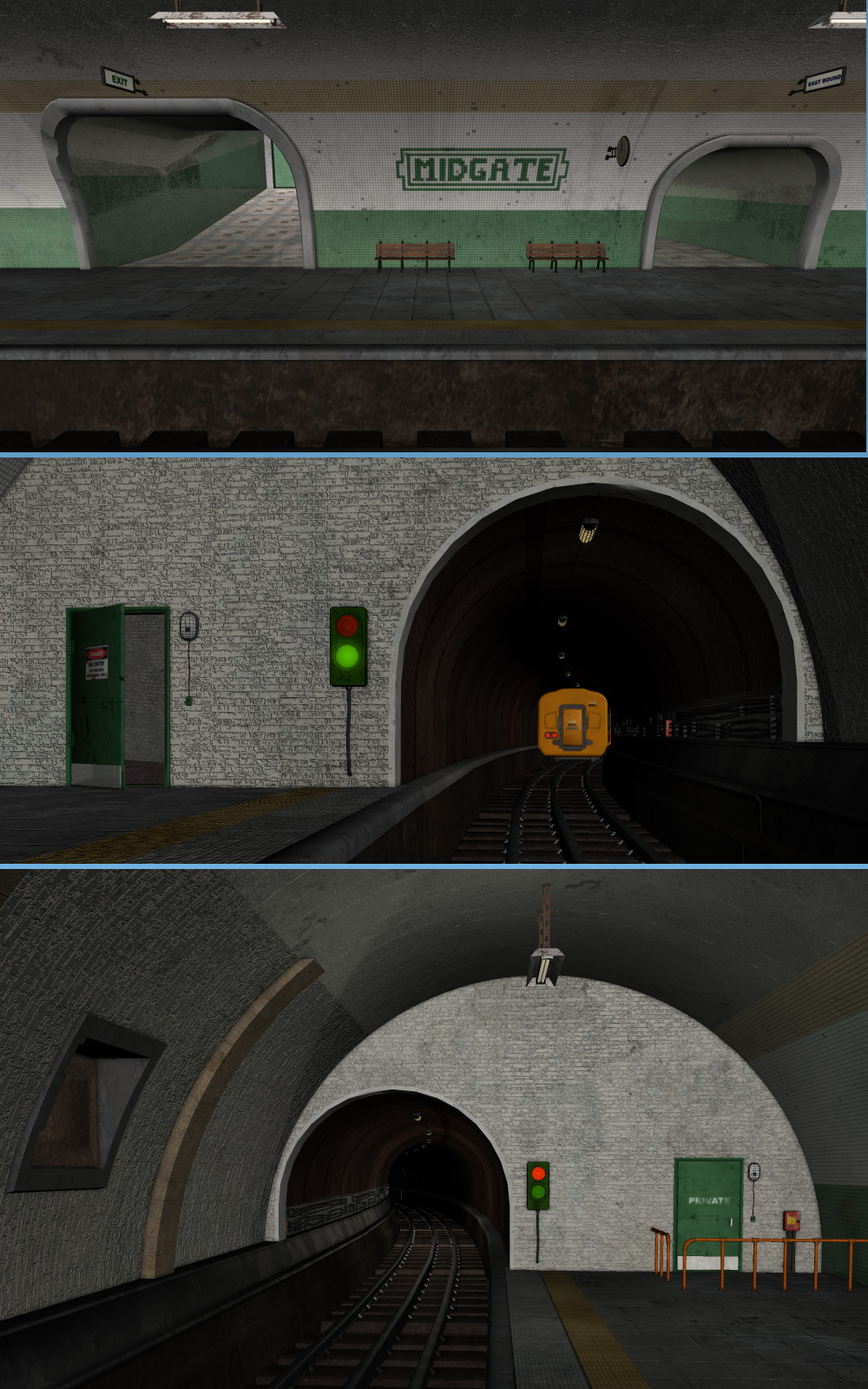 Midgate Underground Tube Station by N/A