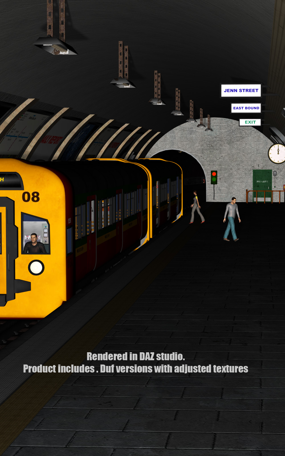 Midgate Underground Tube Station by N/A