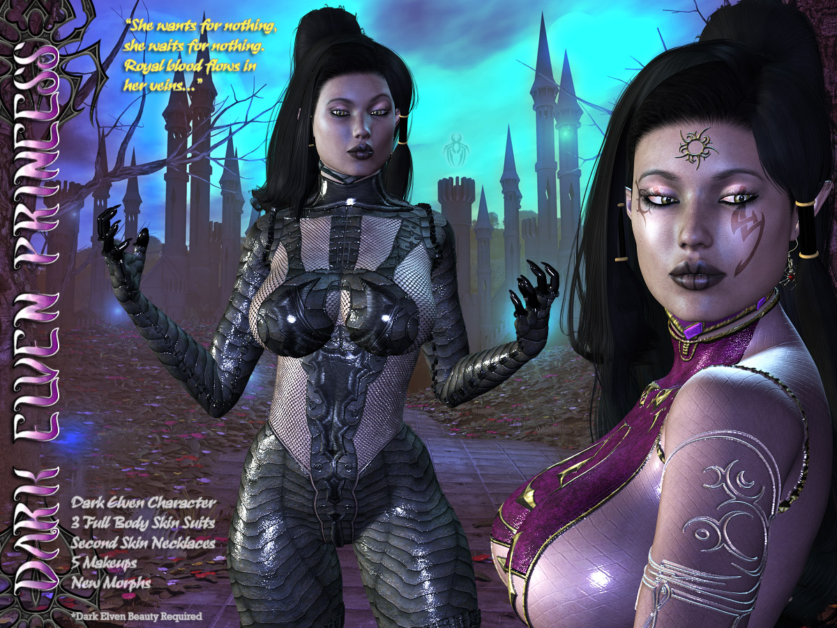 Dark Elven Princess by N/A