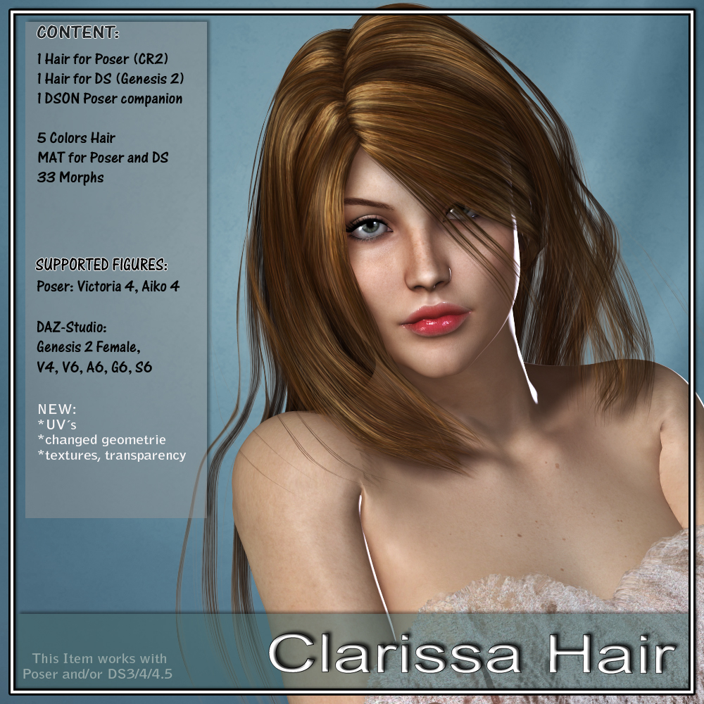 Clarissa Hairfor V4 and G2 by N/A
