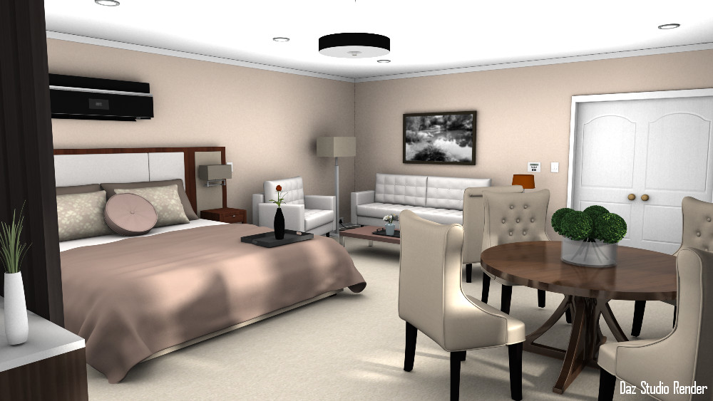 Luxury Hotel Room by N/A