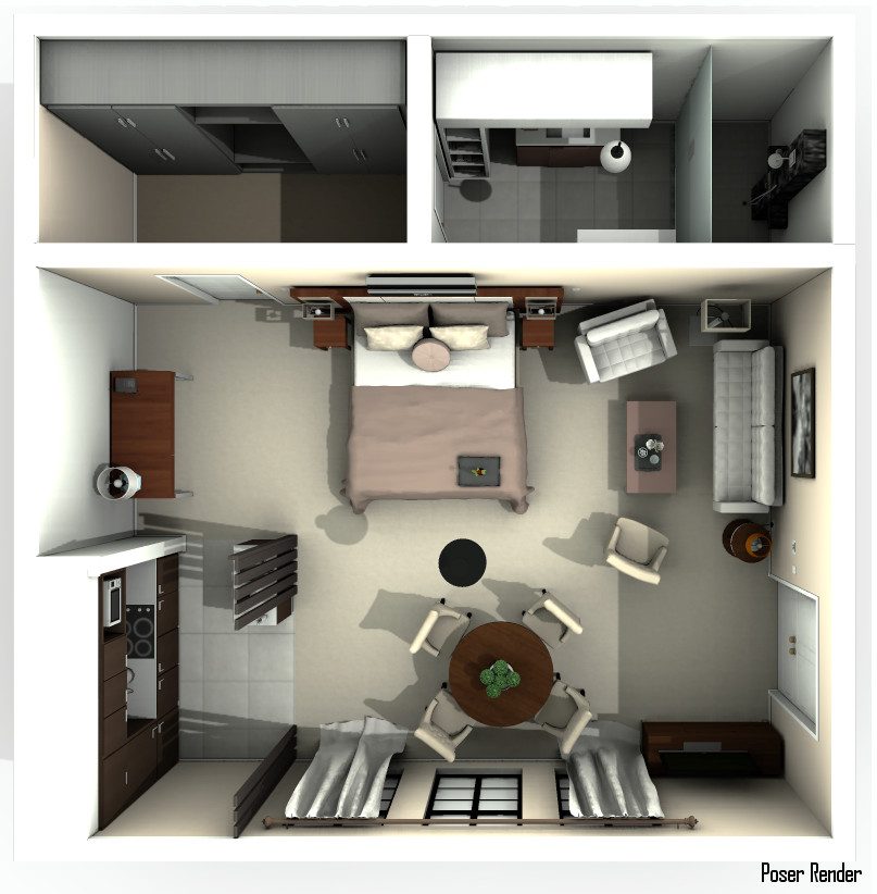 Luxury Hotel Room by N/A