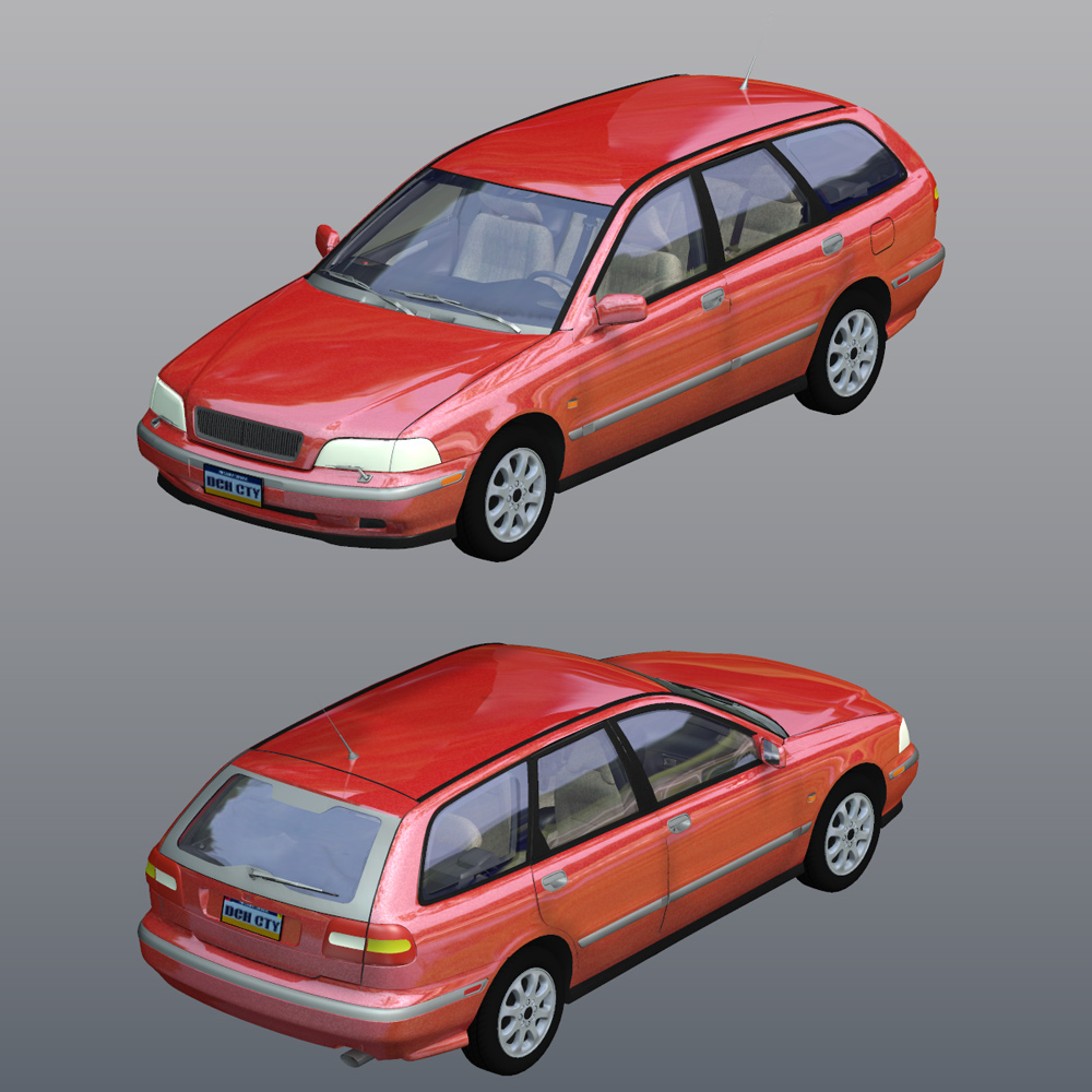 Volvo V40 2000 (for Poser) by N/A