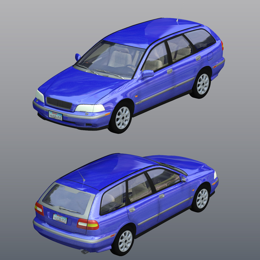 Volvo V40 2000 (for Poser) by N/A