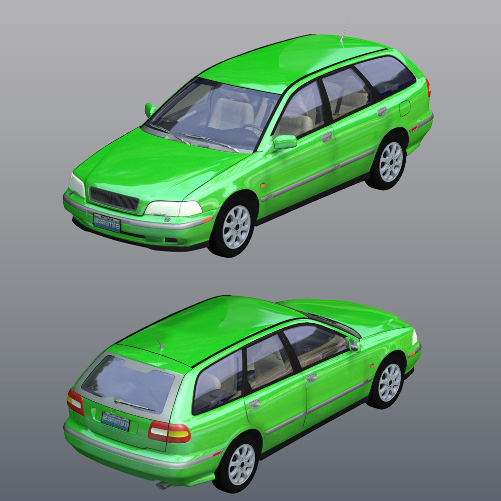 Volvo V40 2000 (for Poser) by N/A