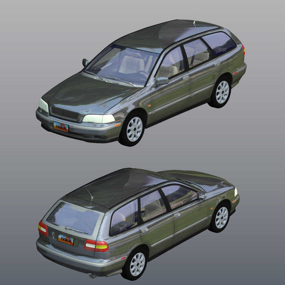 Volvo V40 2000 (for Poser) by N/A