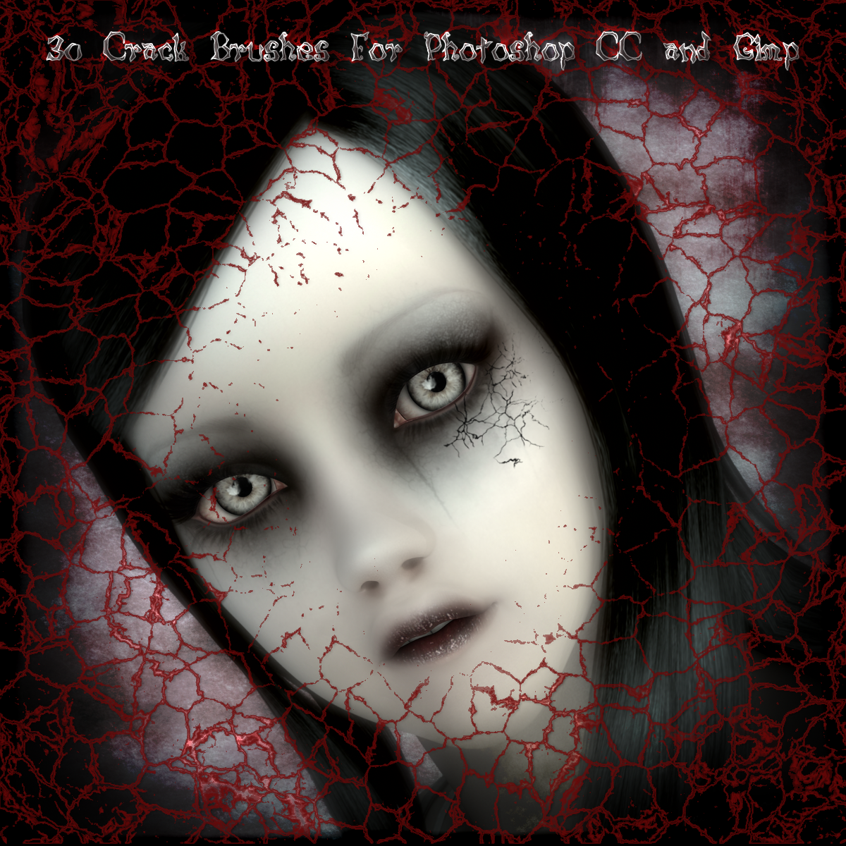FB Crack Brushes For Photoshop and Gimp by N/A