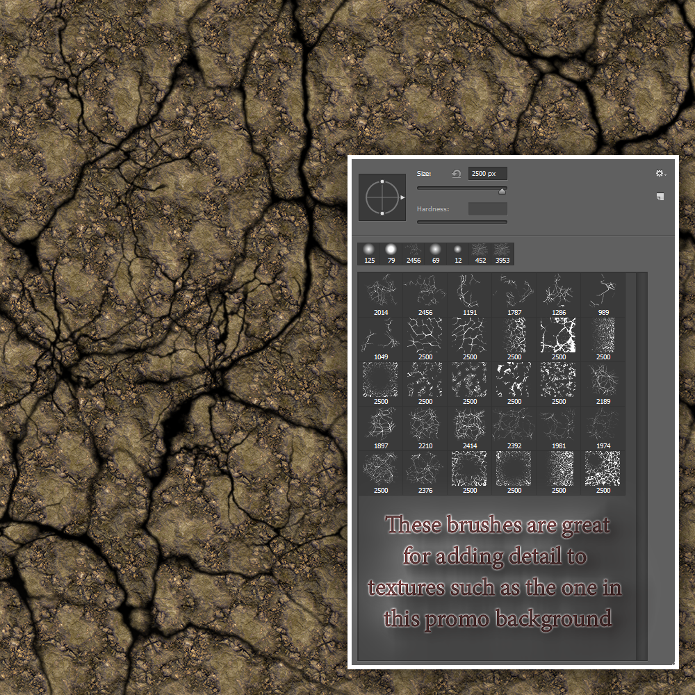 FB Crack Brushes For Photoshop and Gimp by N/A