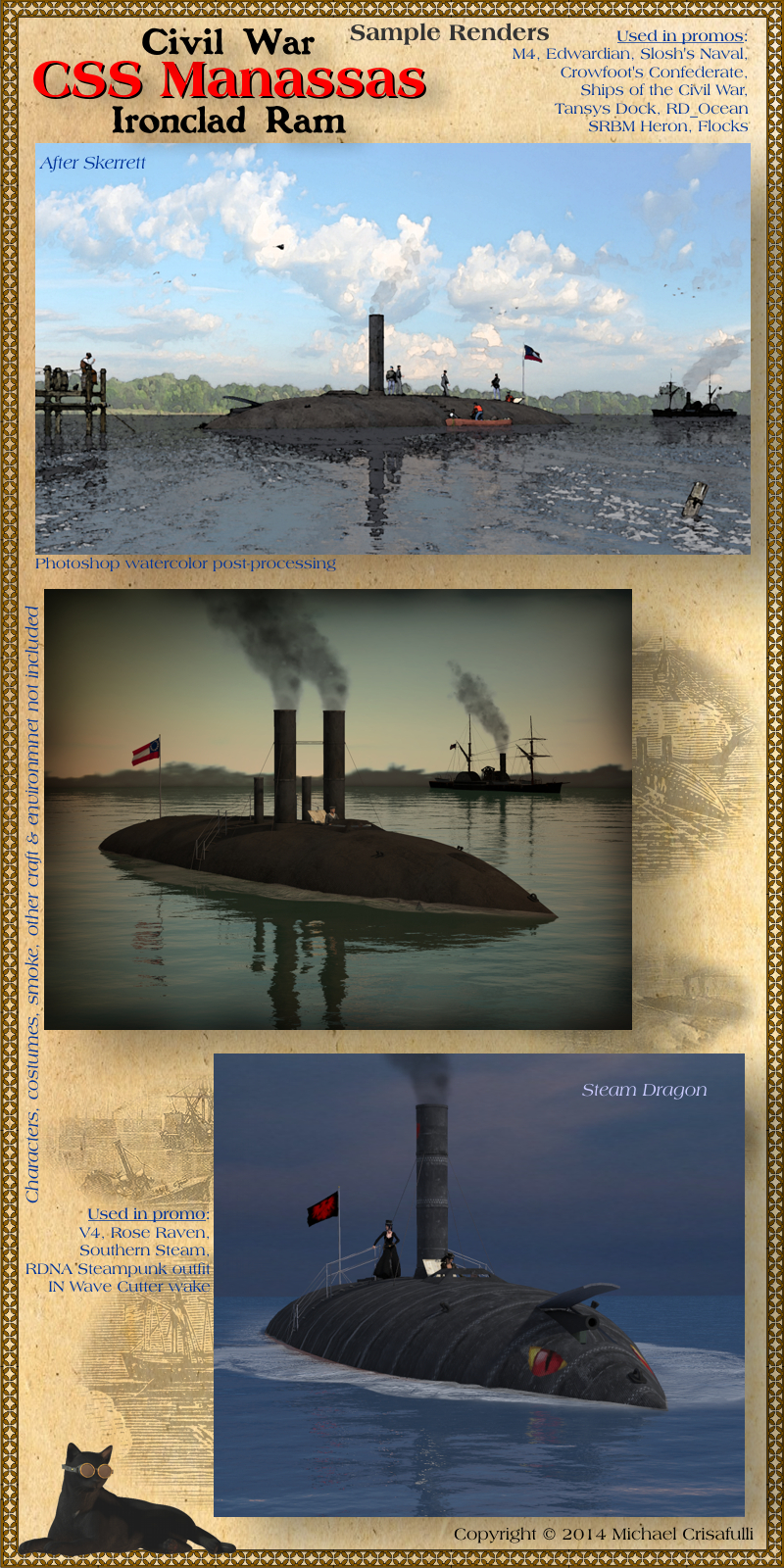 CSS Manassas Ironclad Ram by N/A