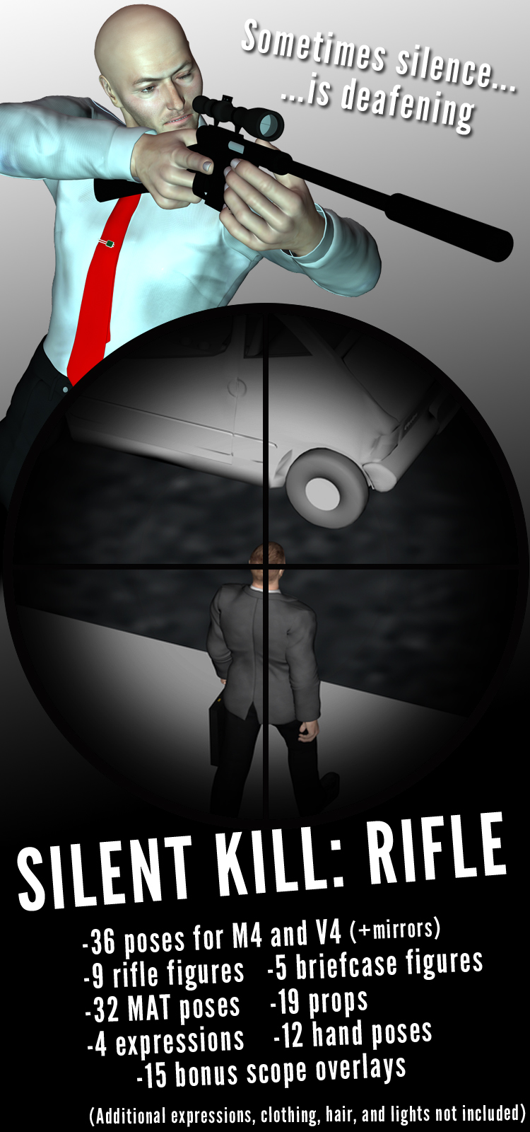 Silent Kill: Rifle Poses by N/A