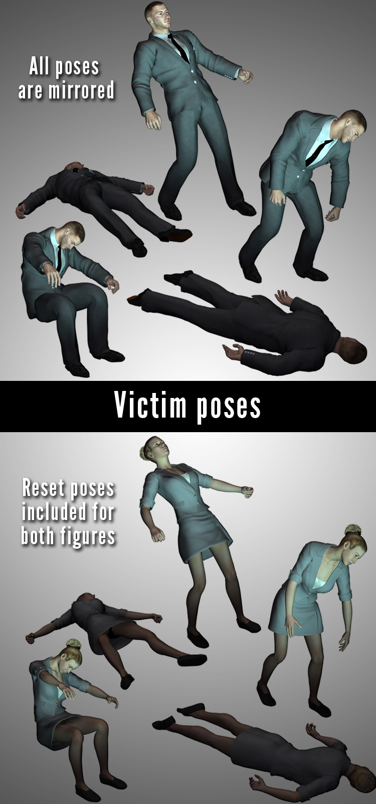 Silent Kill: Rifle Poses by N/A