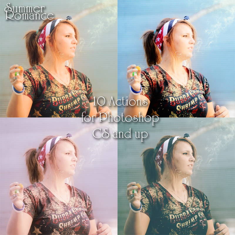 Summer Romance Photoshop Actions by N/A