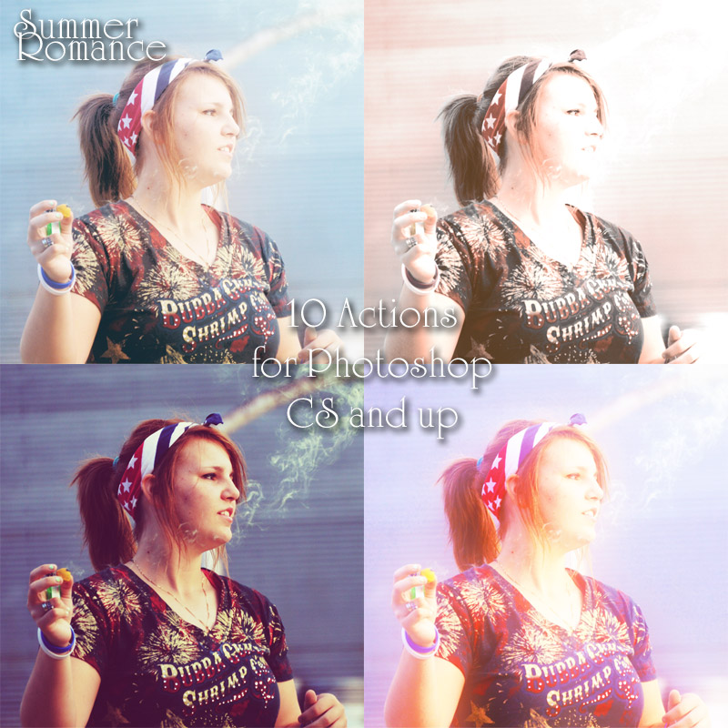 Summer Romance Photoshop Actions by N/A