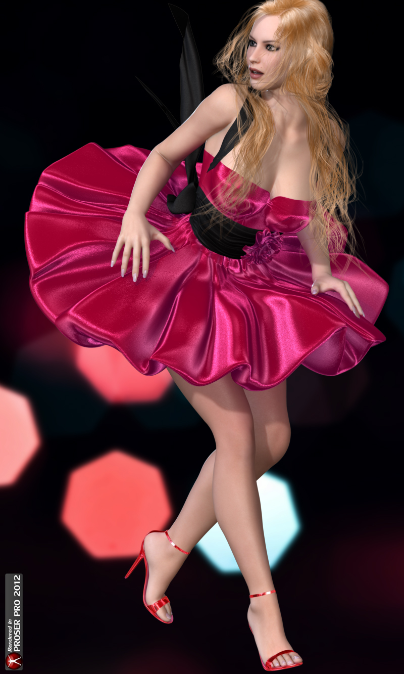 Flower Bowknot Dress for V4A4G4Elite by N/A