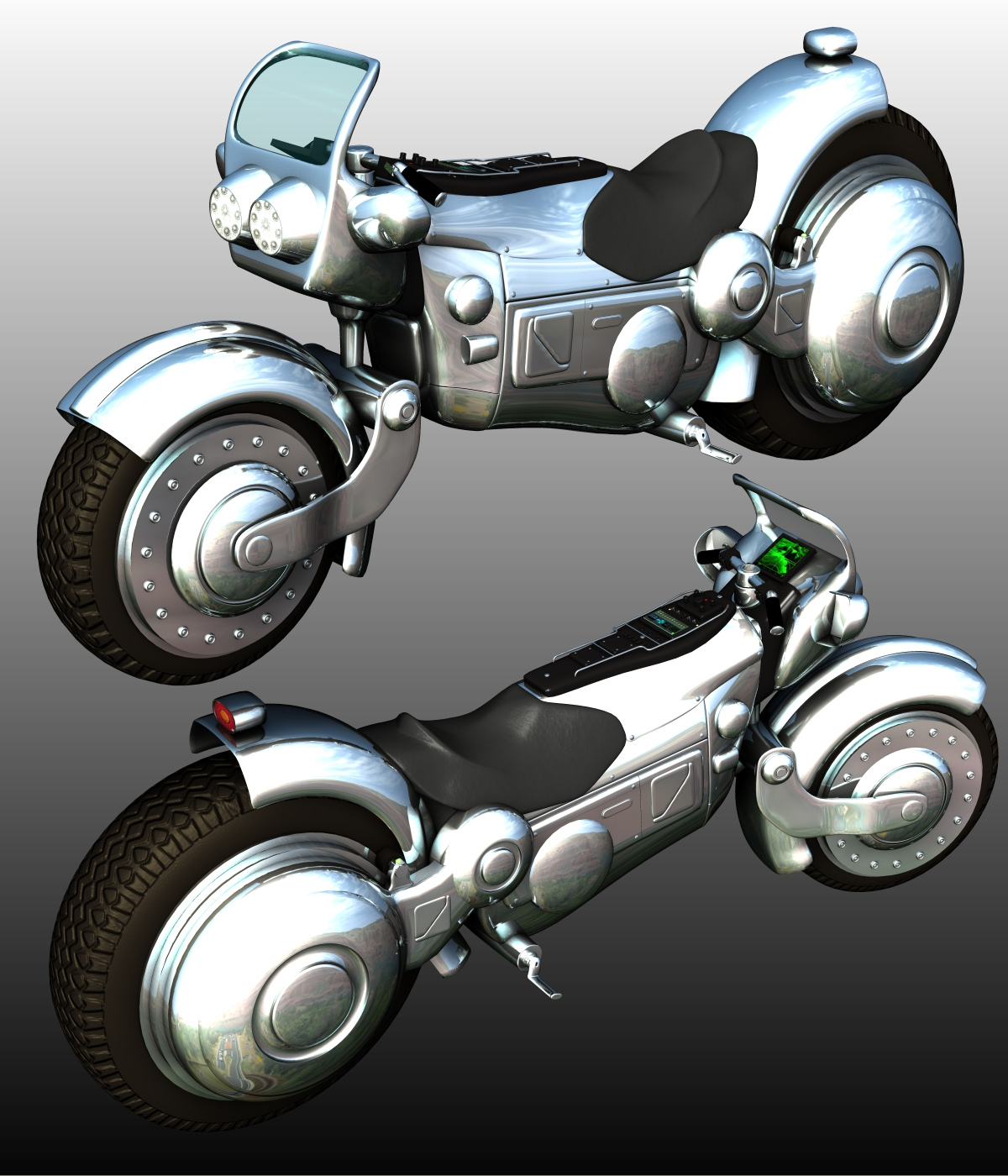 PATROL MOTORCYCLE  for Poser by N/A