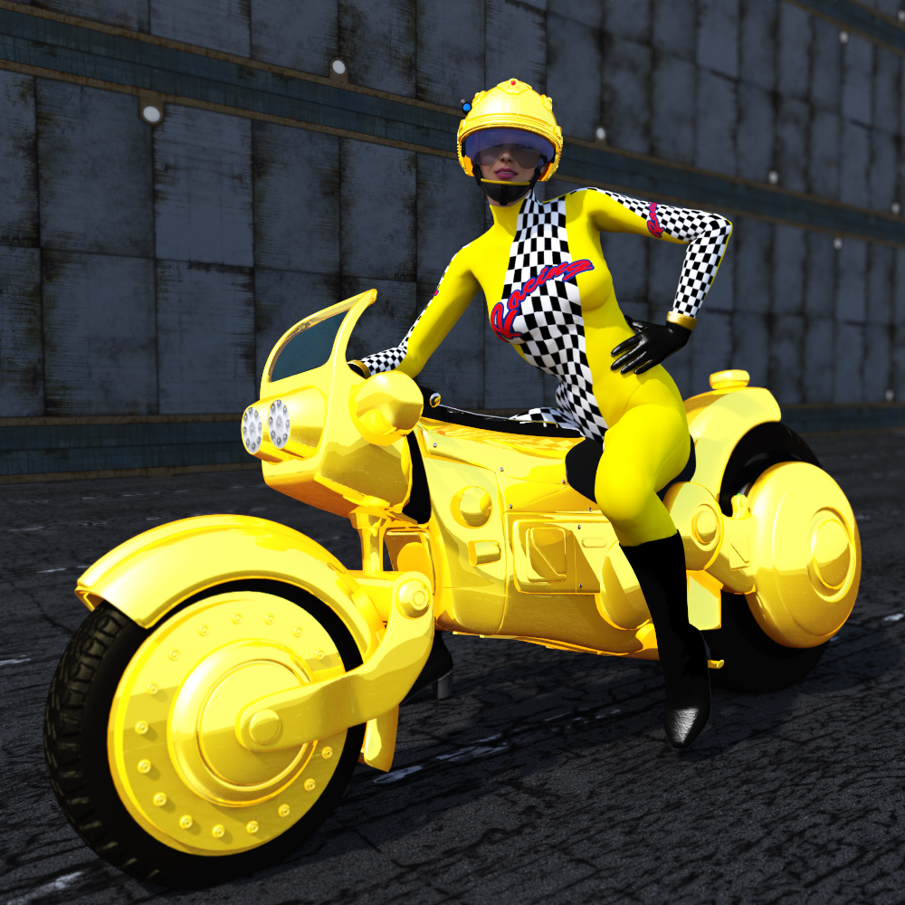 PATROL MOTORCYCLE  for Poser by N/A