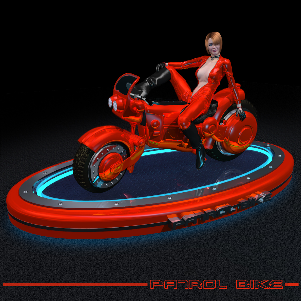 PATROL MOTORCYCLE  for Poser by N/A
