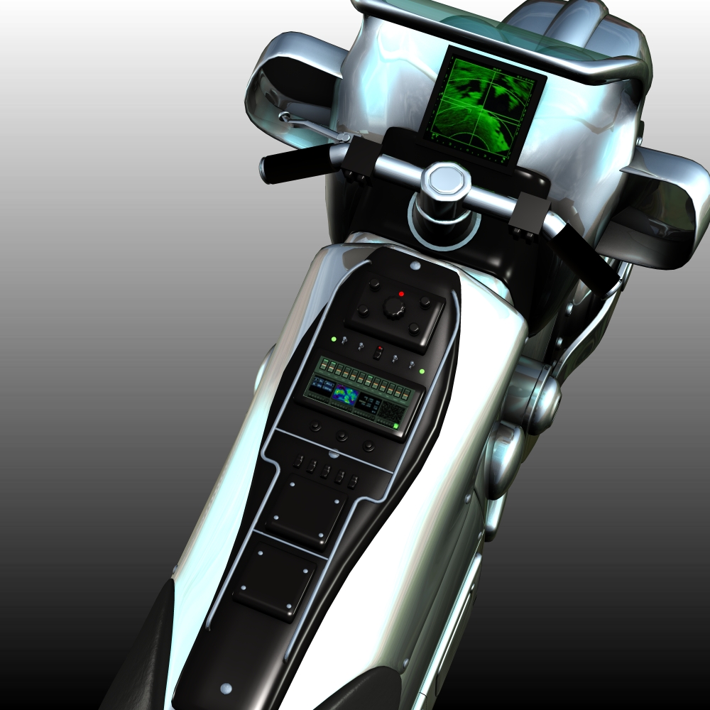PATROL MOTORCYCLE  for Poser by N/A