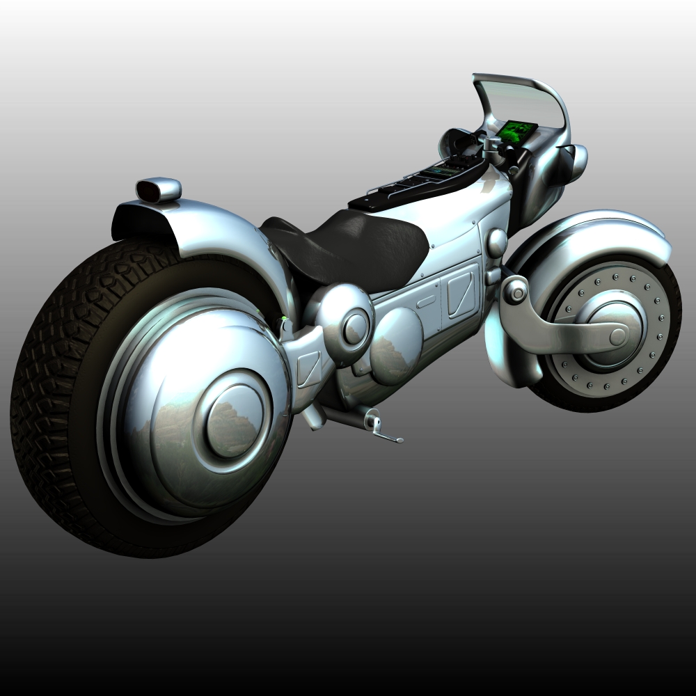 PATROL MOTORCYCLE  for Poser by N/A