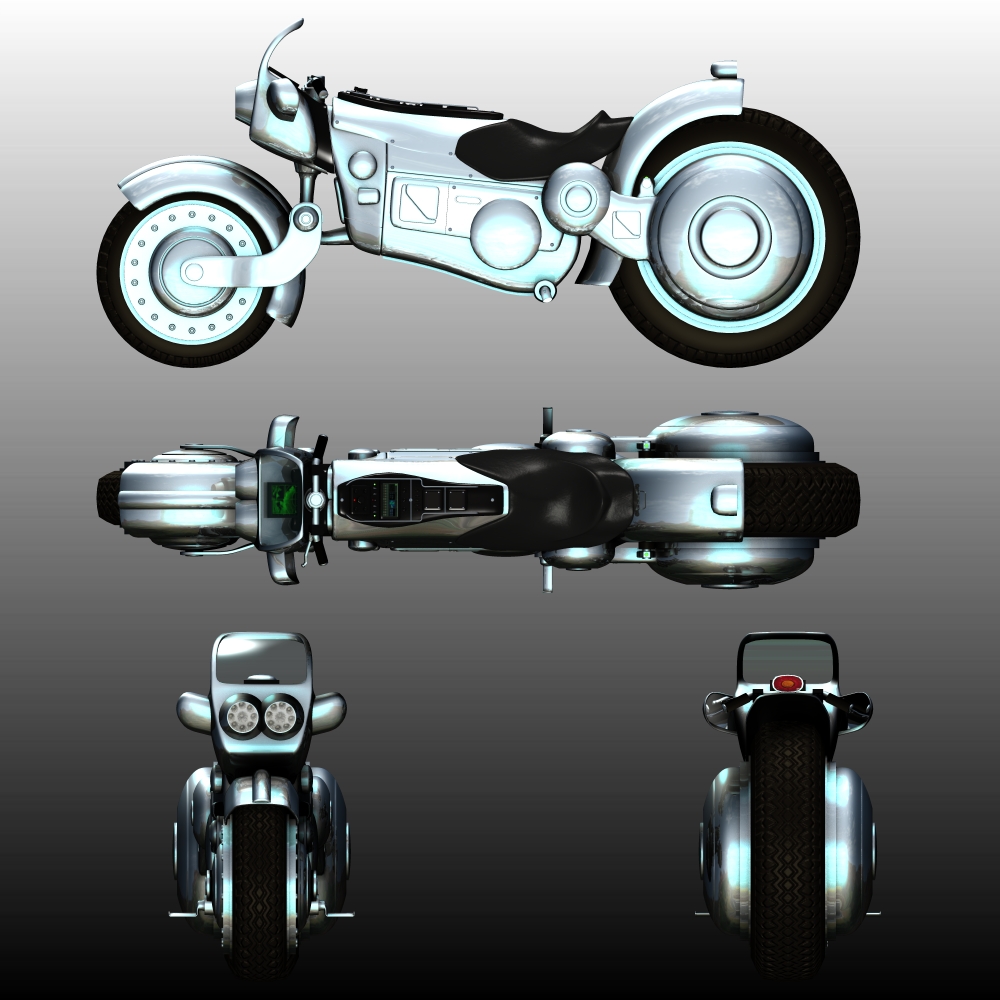 PATROL MOTORCYCLE  for Poser by N/A
