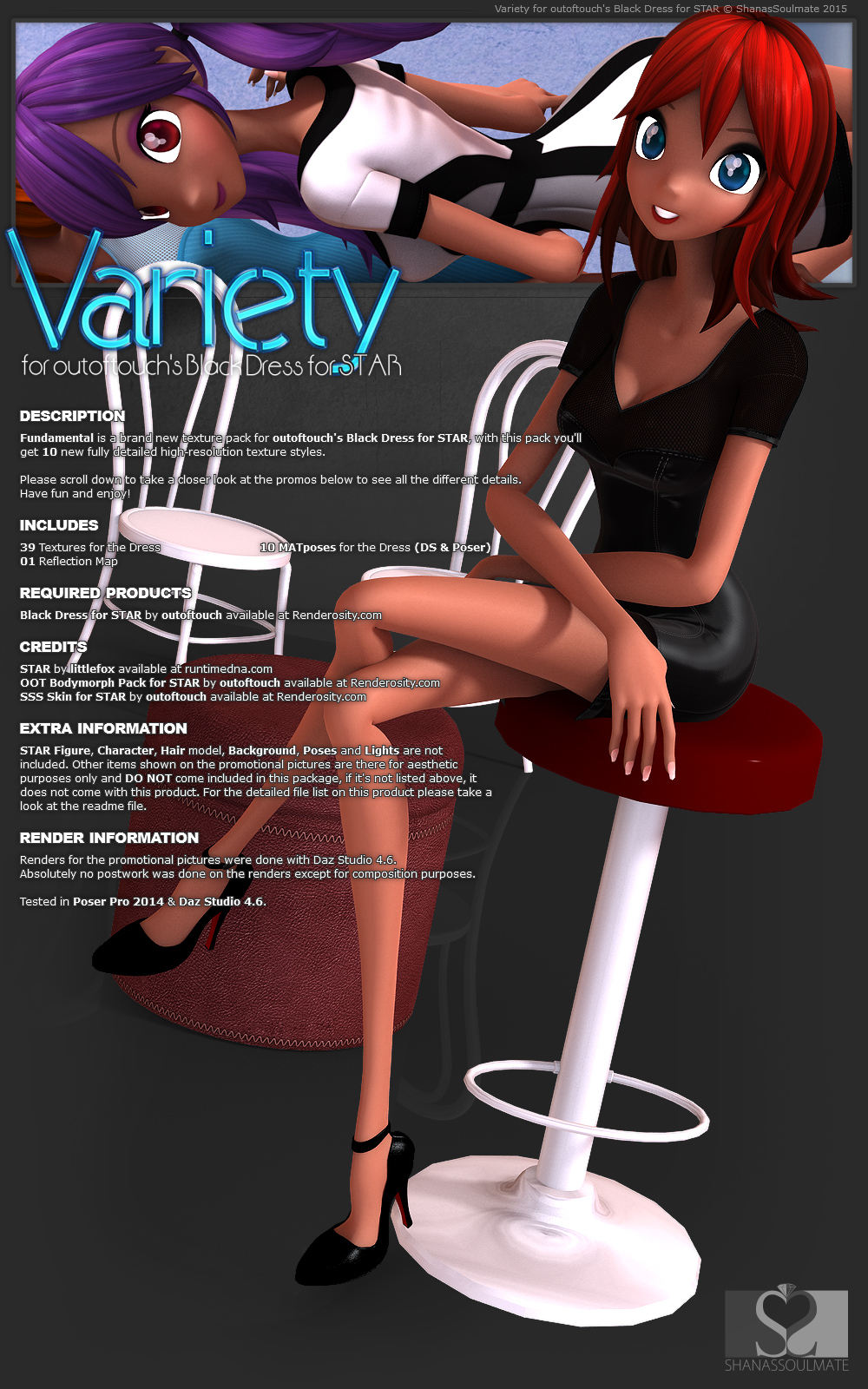 Variety for Black Dress for Star by N/A