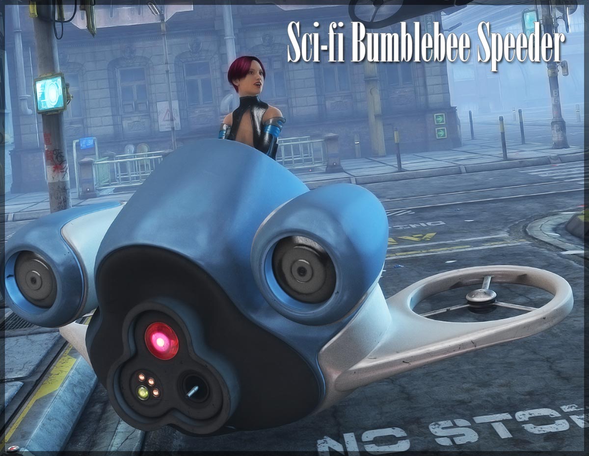 Sci-fi Bumblebee Speeder by N/A
