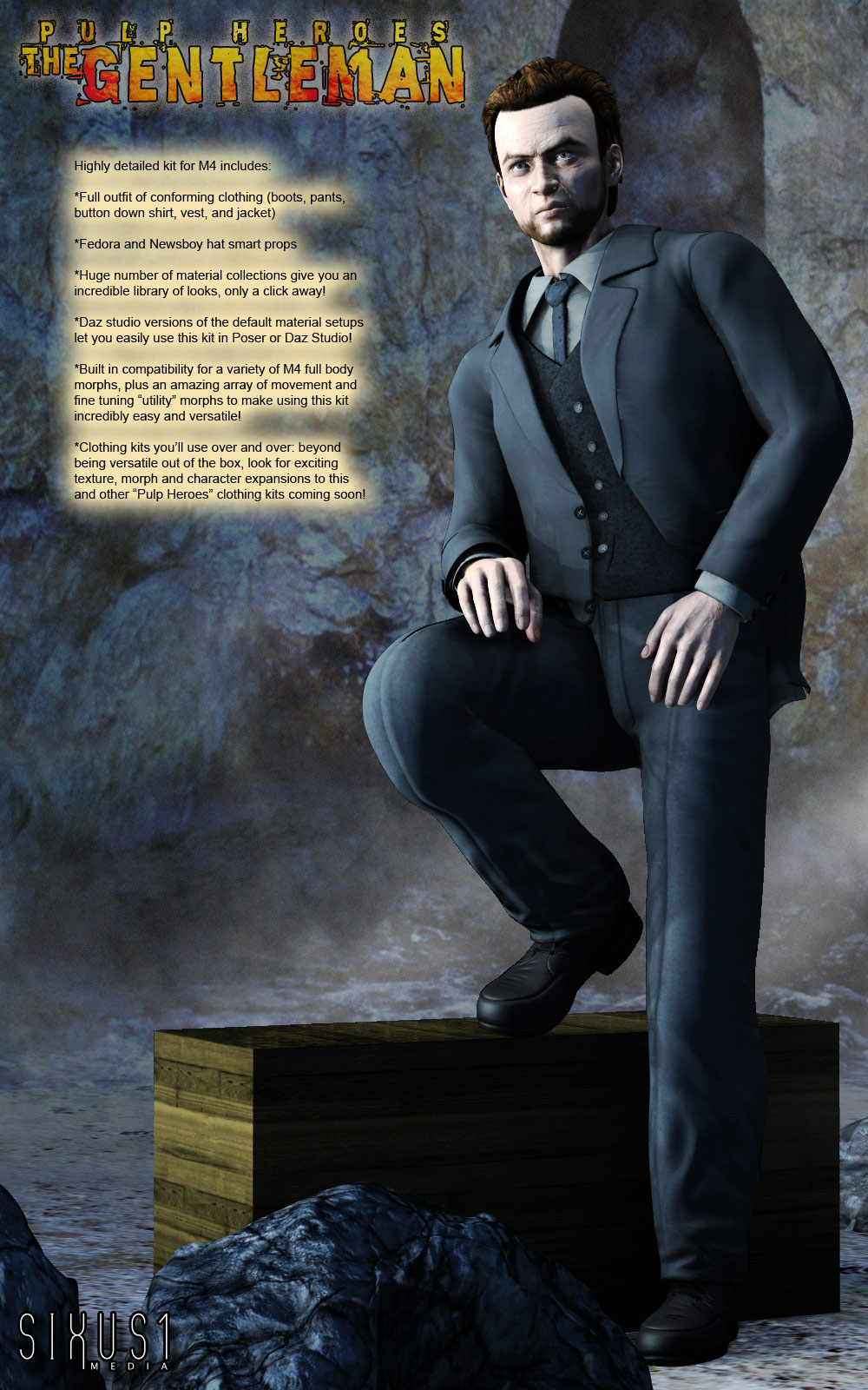 S1M Pulp Heroes: The Gentleman for M4 by N/A