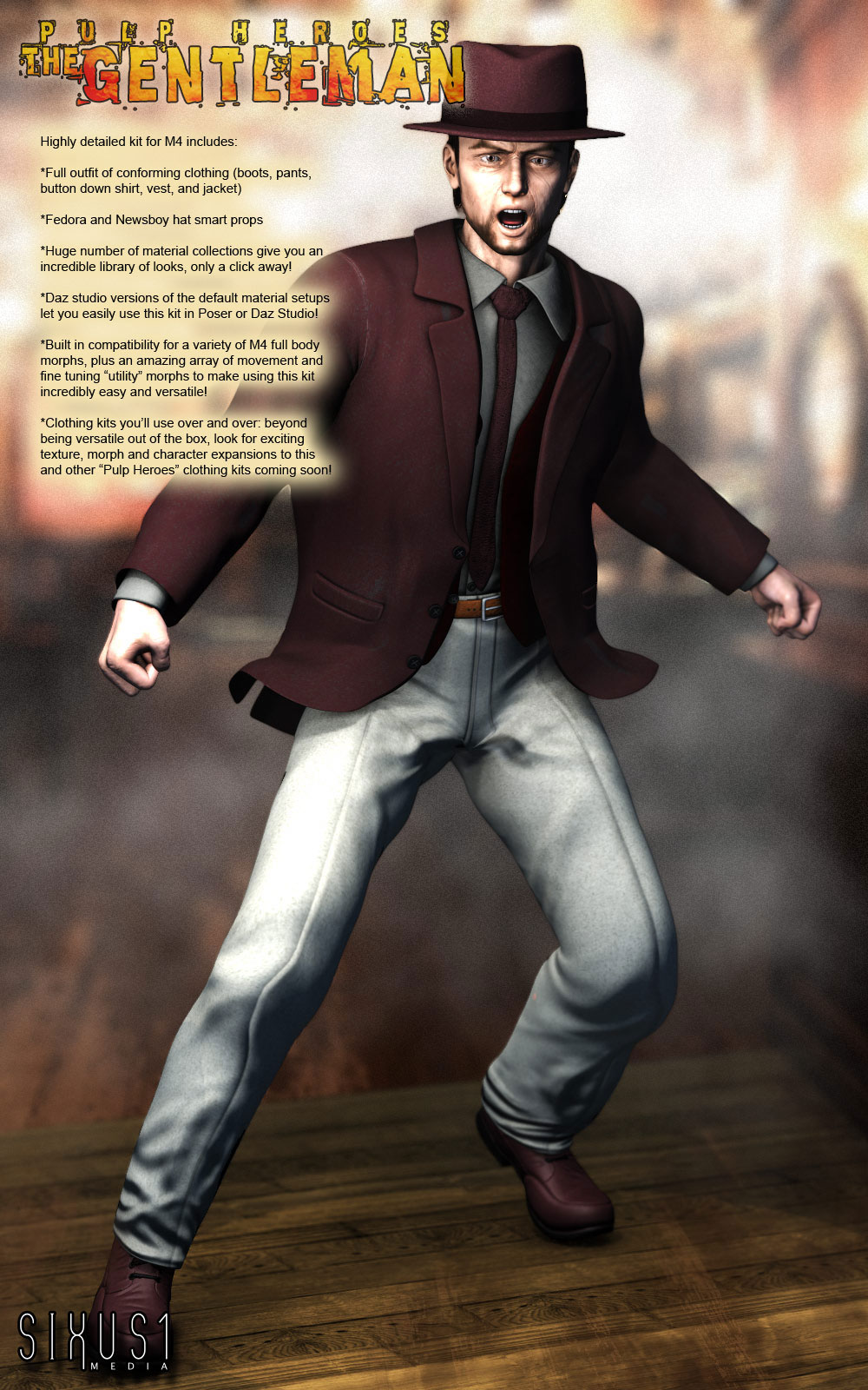 S1M Pulp Heroes: The Gentleman for M4 by N/A
