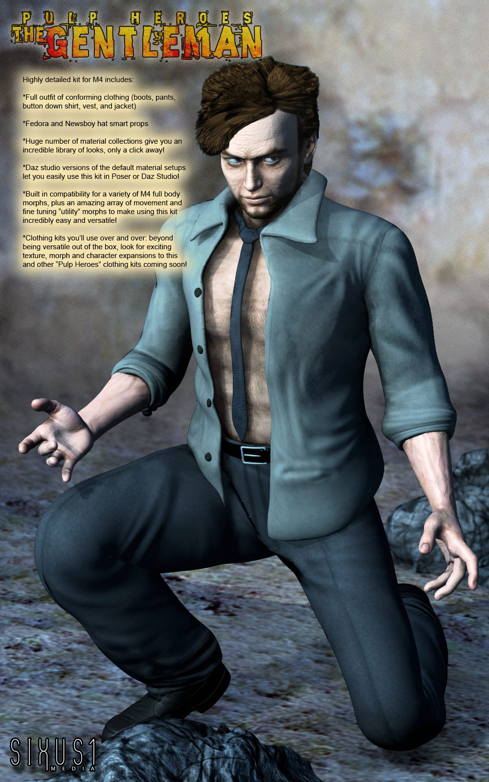 S1M Pulp Heroes: The Gentleman for M4 by N/A