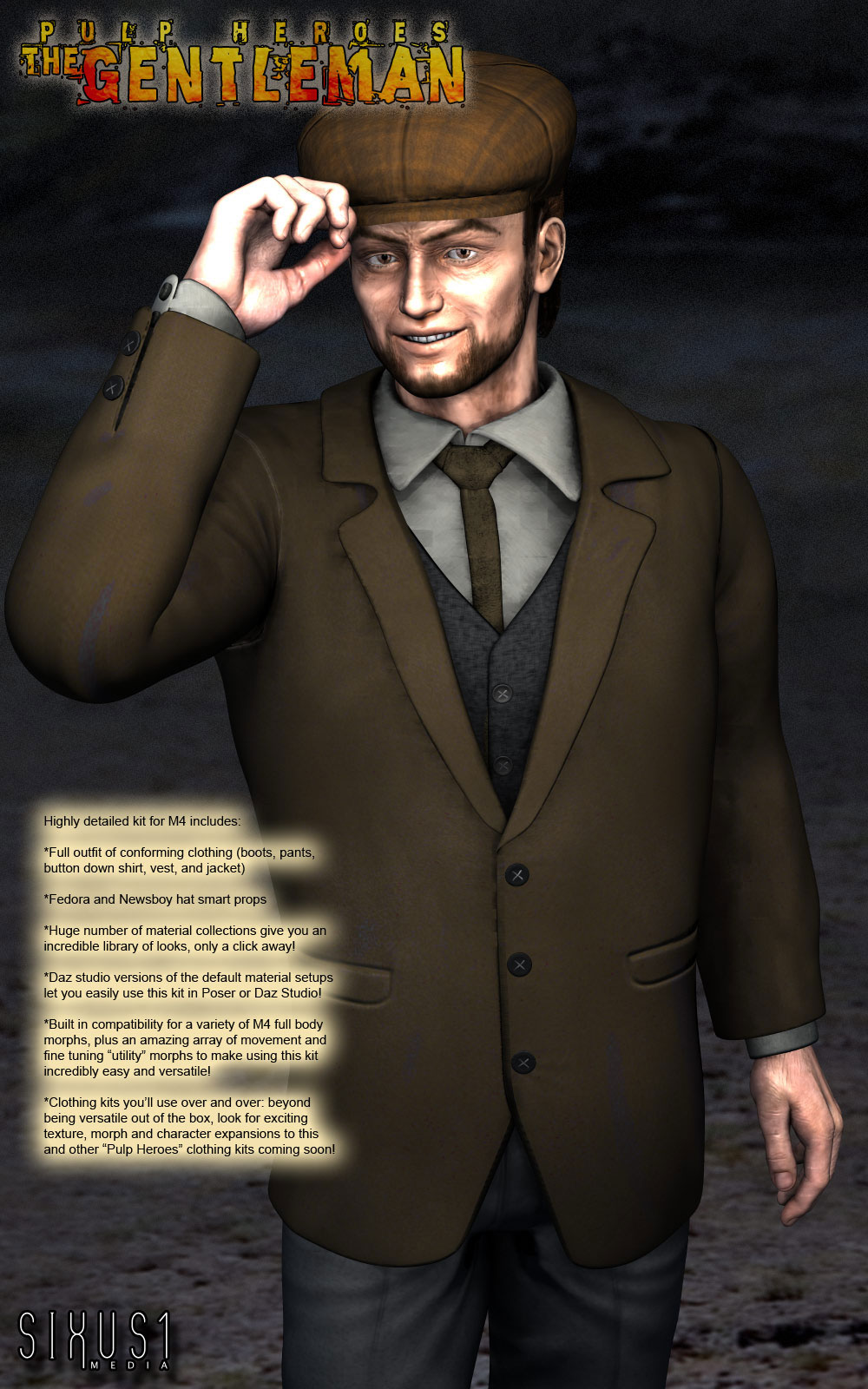 S1M Pulp Heroes: The Gentleman for M4 by N/A