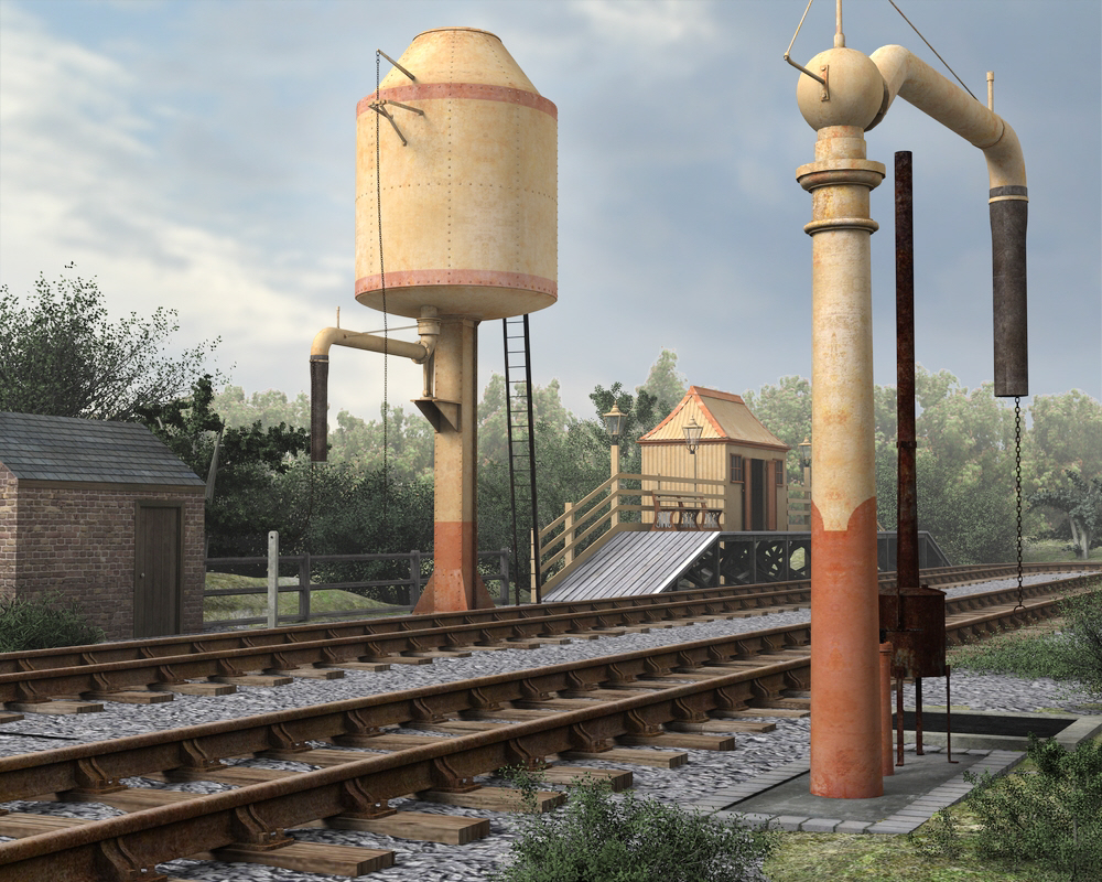 Water Tower Set by N/A