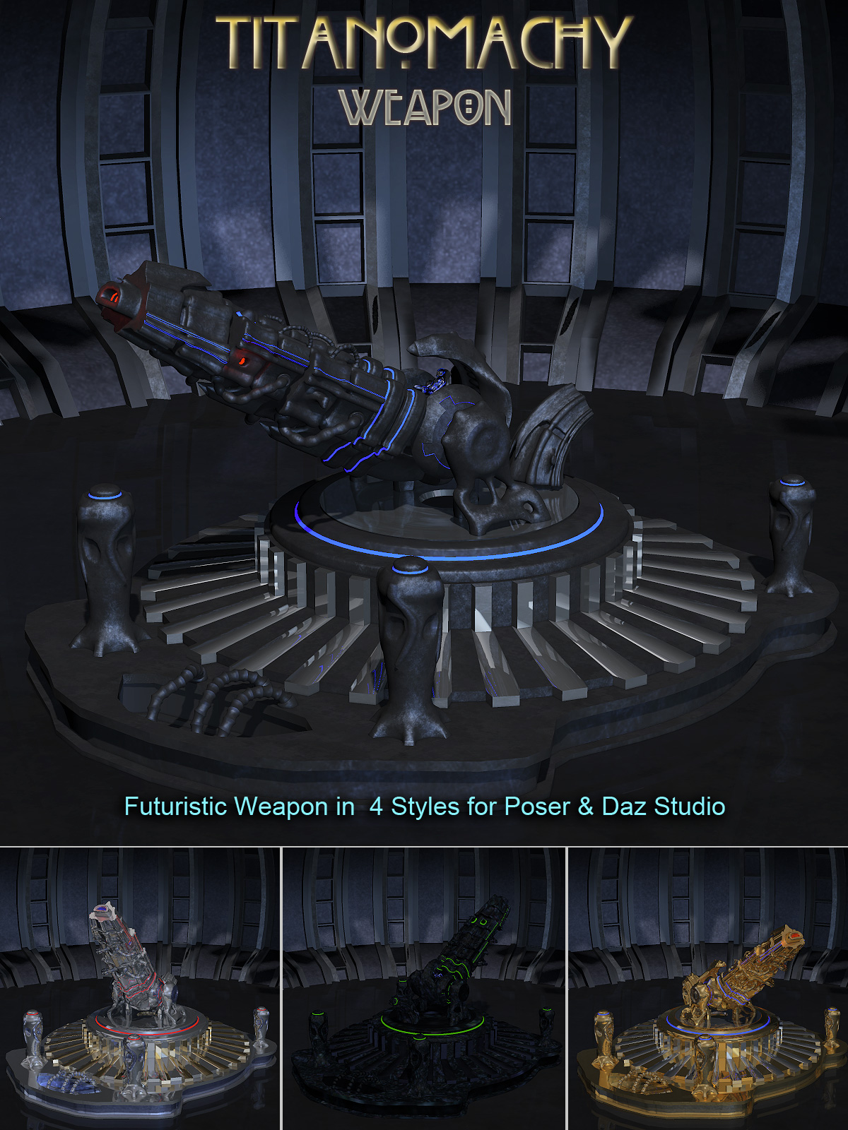 Titanomachy Scifi Weapon by N/A
