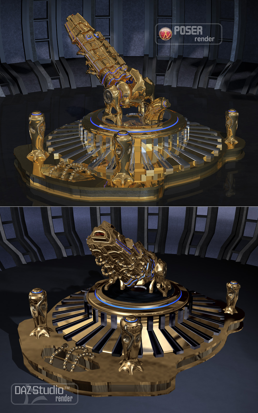 Titanomachy Scifi Weapon by N/A