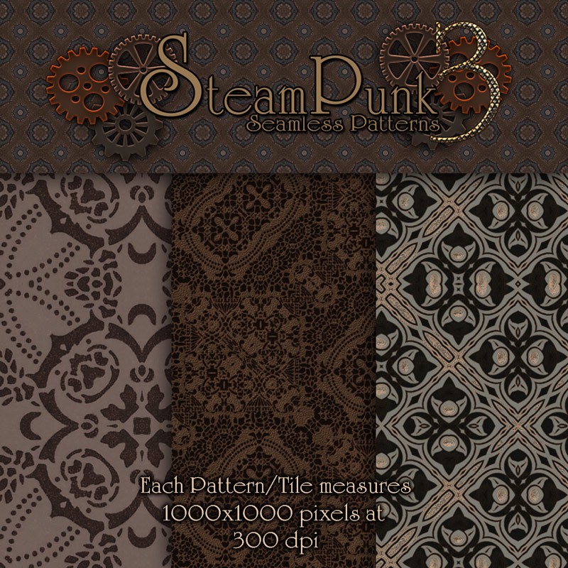 Merchant Resource - Steampunk Patterns 3 by N/A