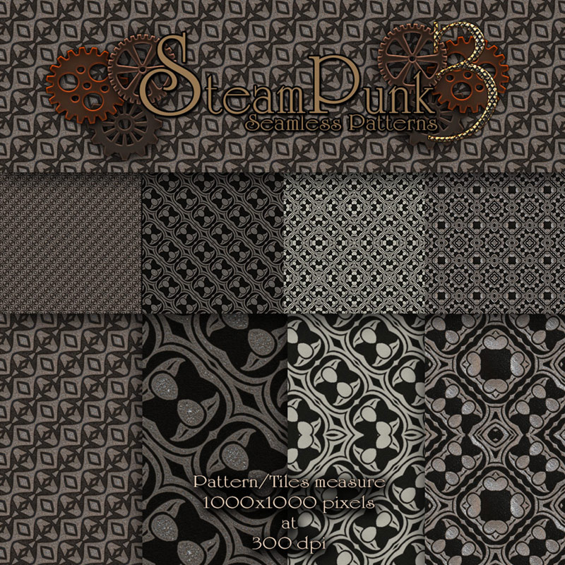 Merchant Resource - Steampunk Patterns 3 by N/A