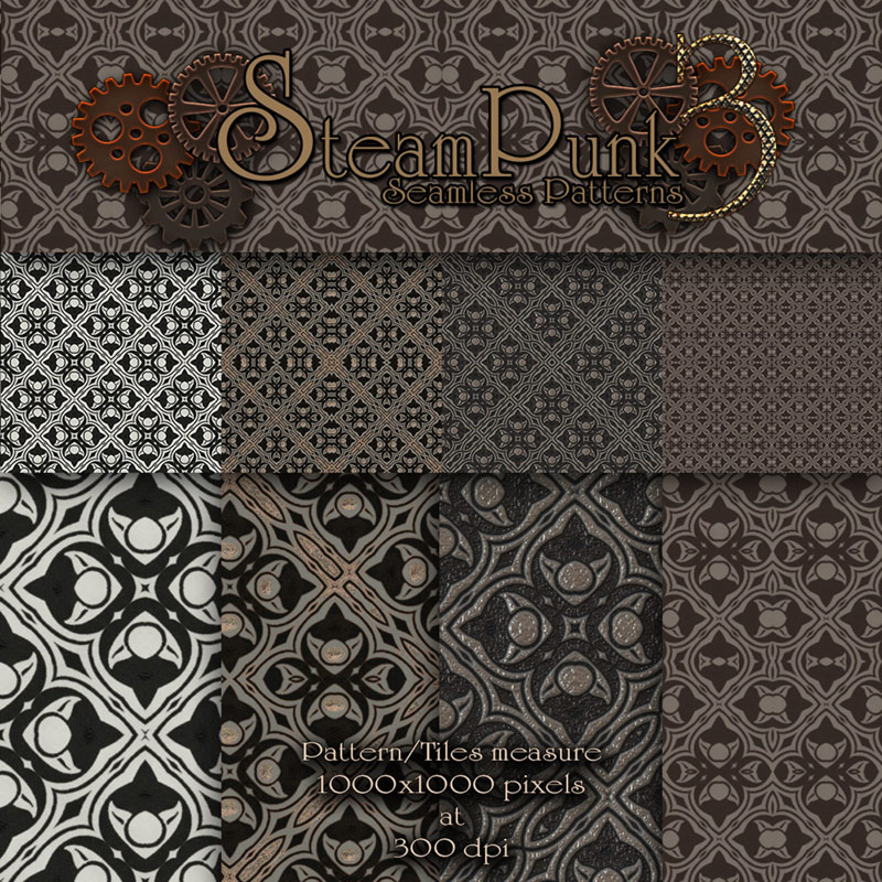 Merchant Resource - Steampunk Patterns 3 by N/A