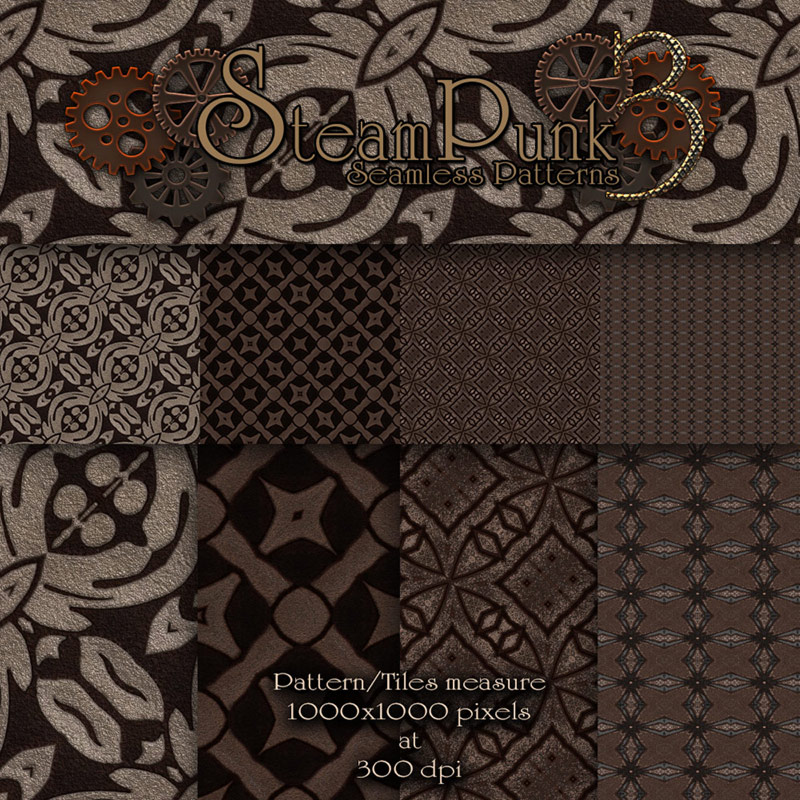 Merchant Resource - Steampunk Patterns 3 by N/A
