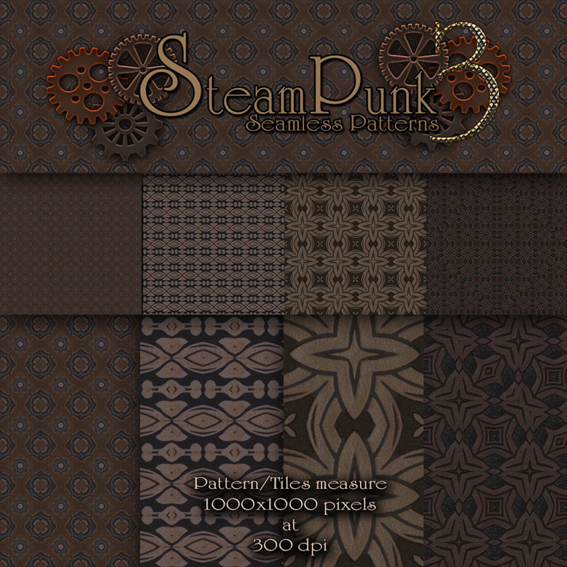 Merchant Resource - Steampunk Patterns 3 by N/A