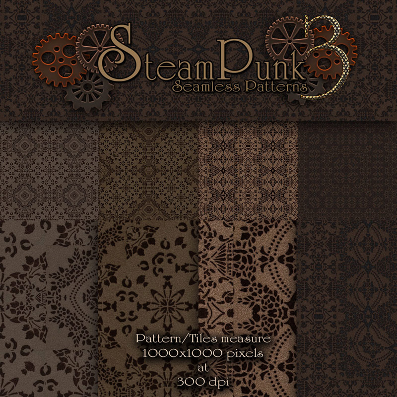 Merchant Resource - Steampunk Patterns 3 by N/A