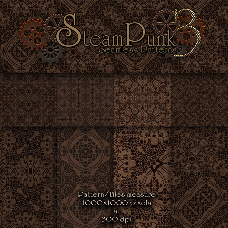 Merchant Resource - Steampunk Patterns 3 by N/A