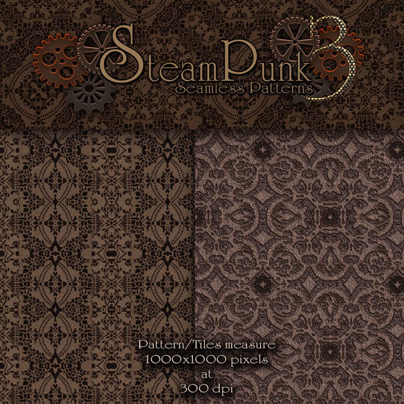 Merchant Resource - Steampunk Patterns 3 by N/A