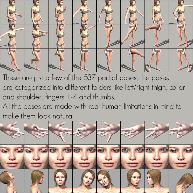 Partial Pose Library V4 by N/A