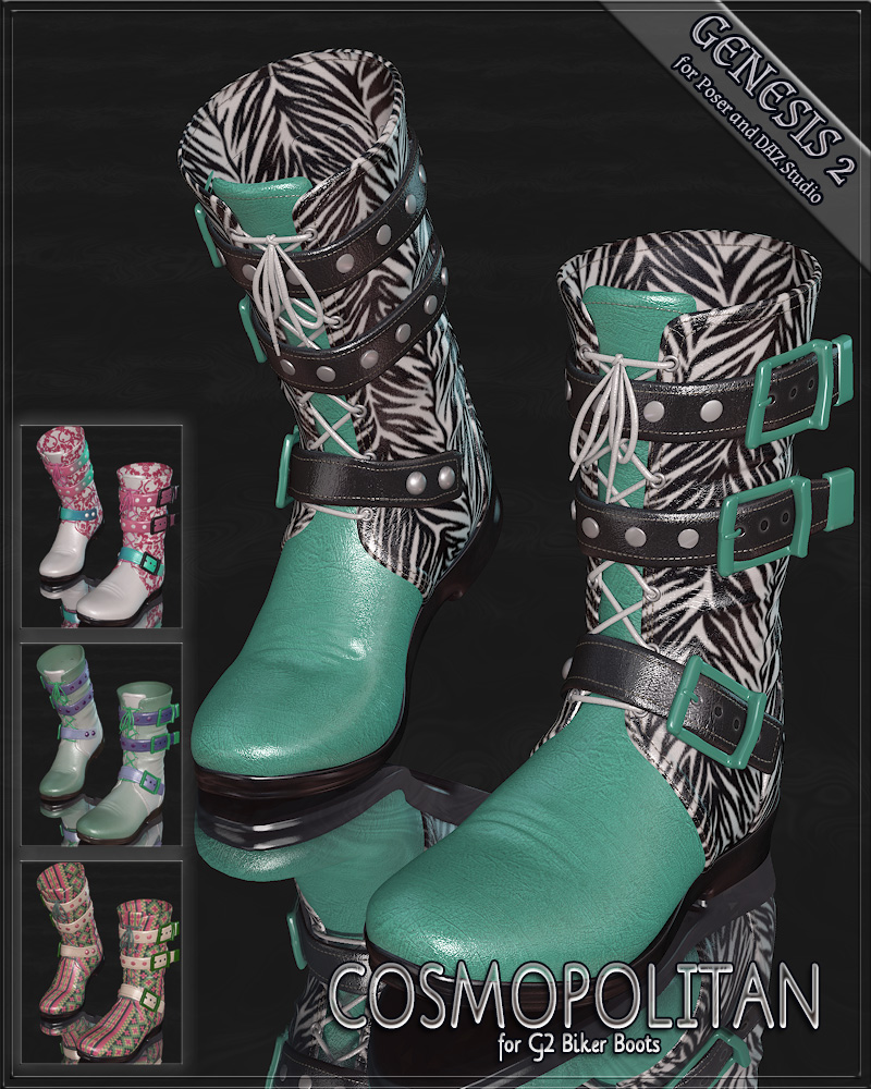 COSMOPOLITAN - G2 Biker Boots by N/A