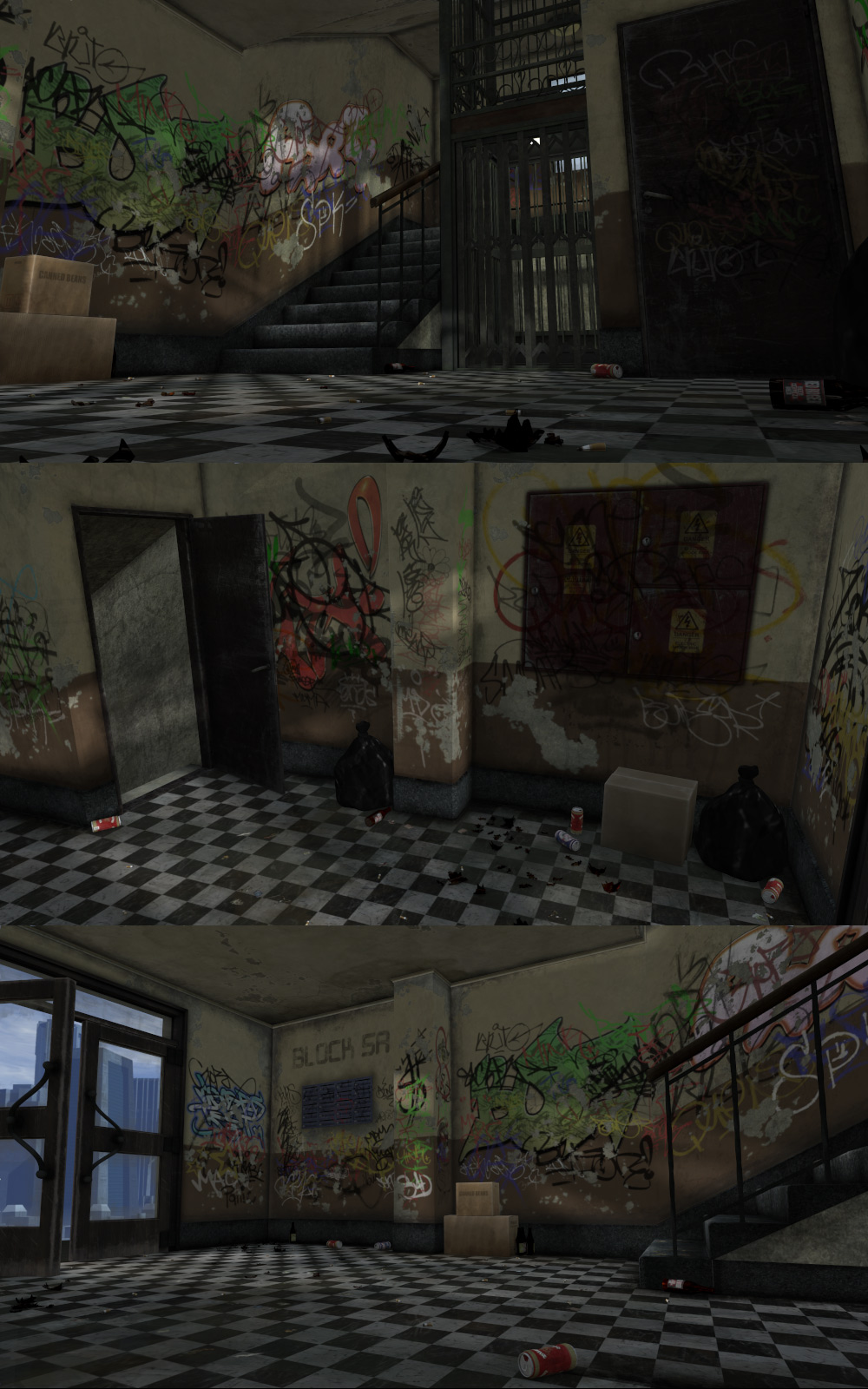 Creepy Lobby by N/A