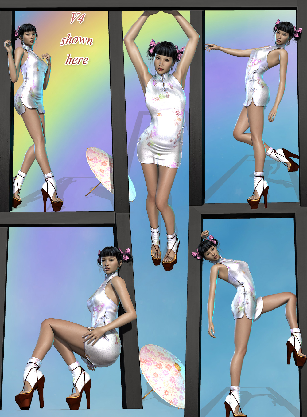 In the Doorway, poses for V4 and G2F by N/A