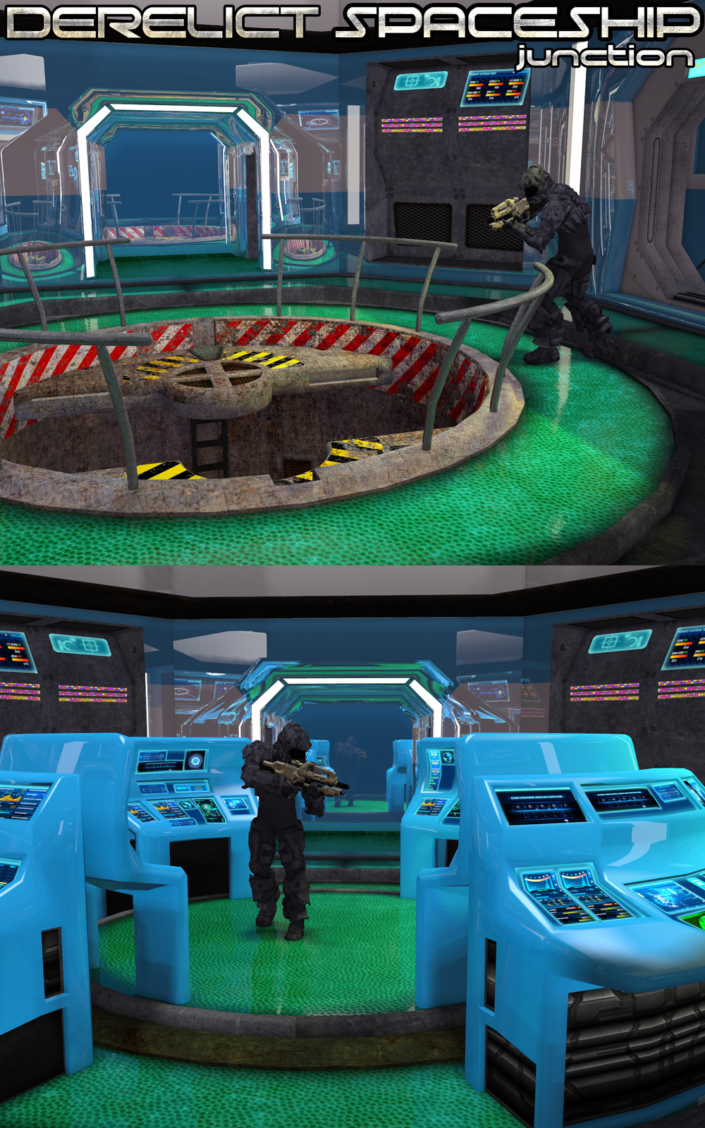 Derelict Spaceship: Junction by N/A