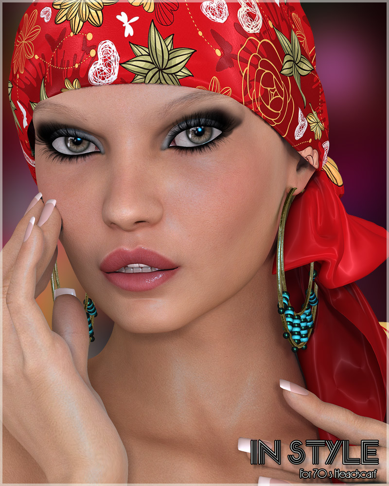 In Style for 70's Head Scarf by N/A