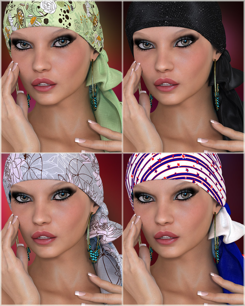 In Style for 70's Head Scarf by N/A